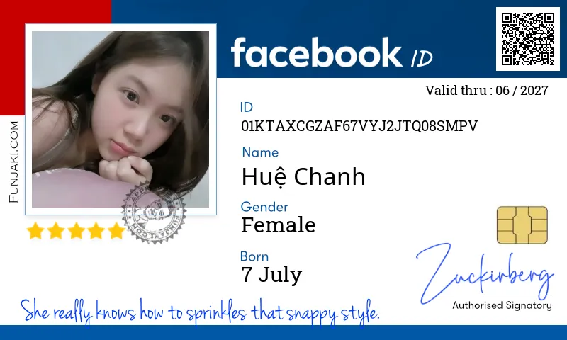 Facebook ID Card