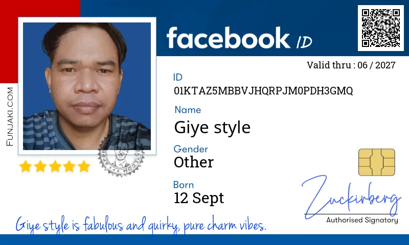 Facebook ID Card
