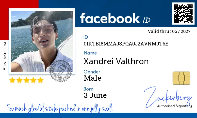 Facebook ID Card