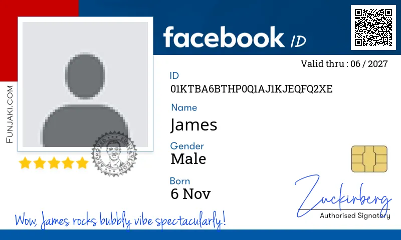 Facebook ID Card