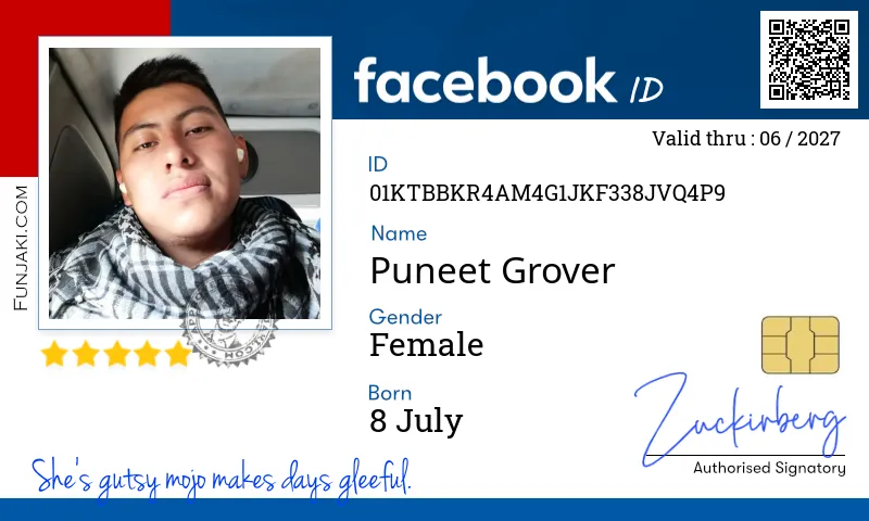 Facebook ID Card