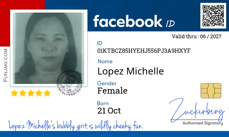 Facebook ID Card