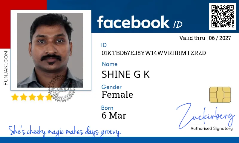 Facebook ID Card