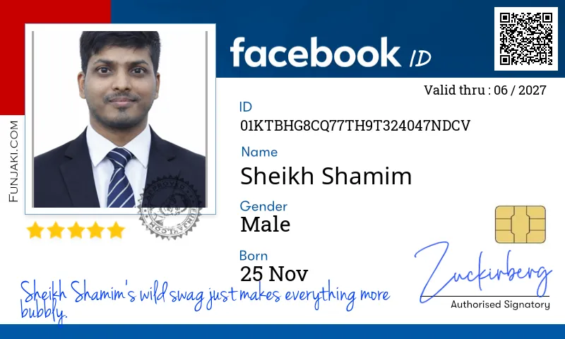 Facebook ID Card