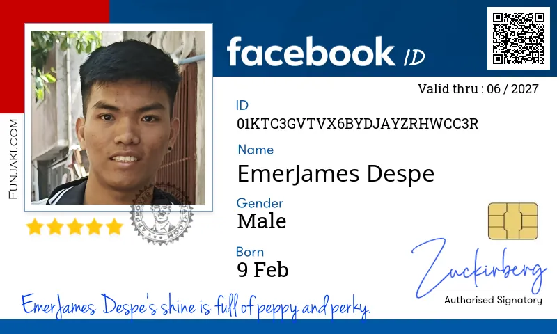 Facebook ID Card