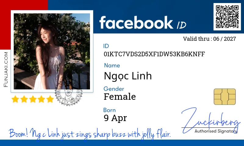 Facebook ID Card