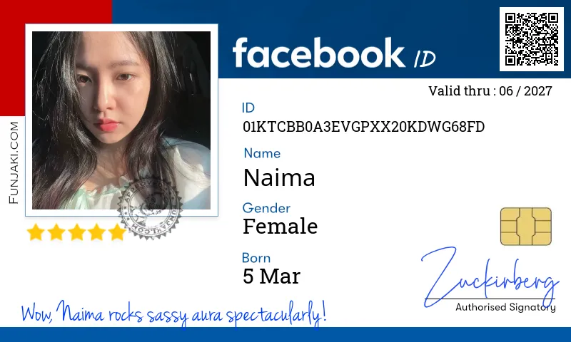 Facebook ID Card