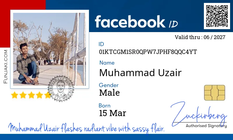 Facebook ID Card