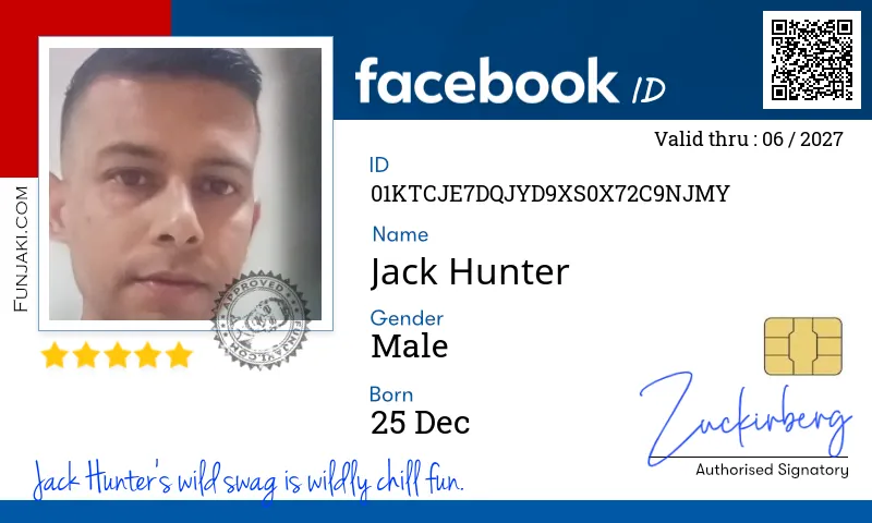 Facebook ID Card