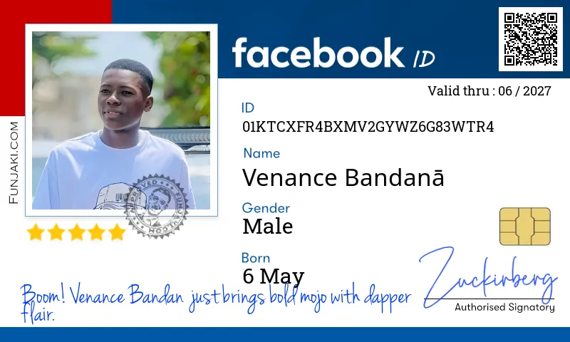 Facebook ID Card