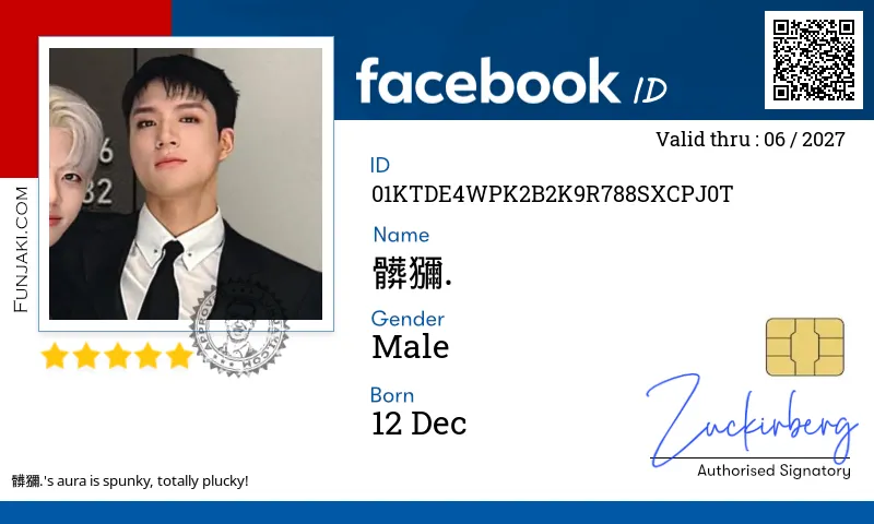 Facebook ID Card