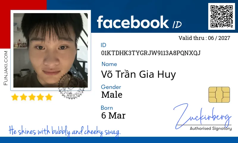 Facebook ID Card