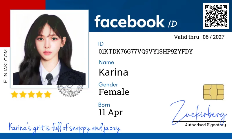 Facebook ID Card
