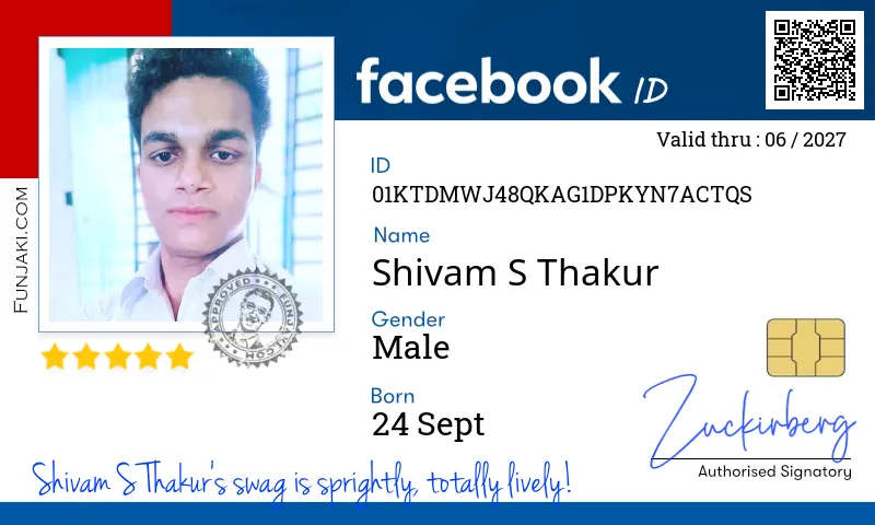 Facebook ID Card