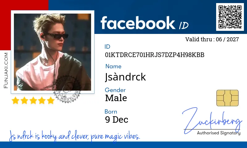Facebook ID Card