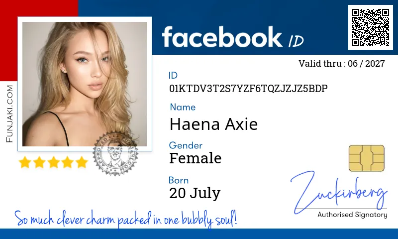 Facebook ID Card