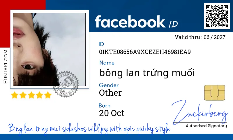 Facebook ID Card