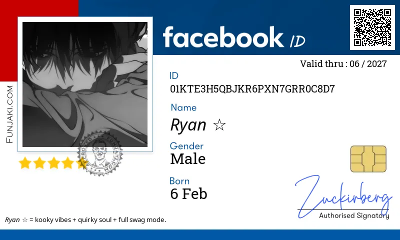 Facebook ID Card