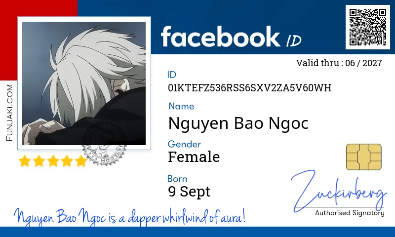 Facebook ID Card