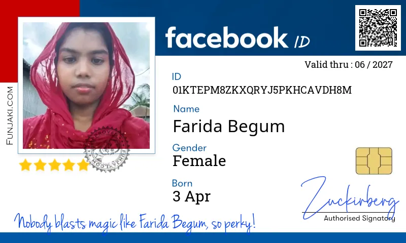 Facebook ID Card