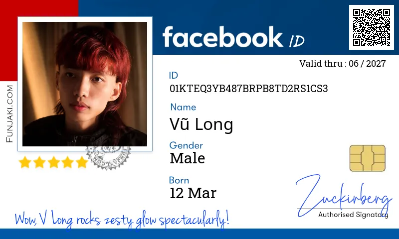 Facebook ID Card