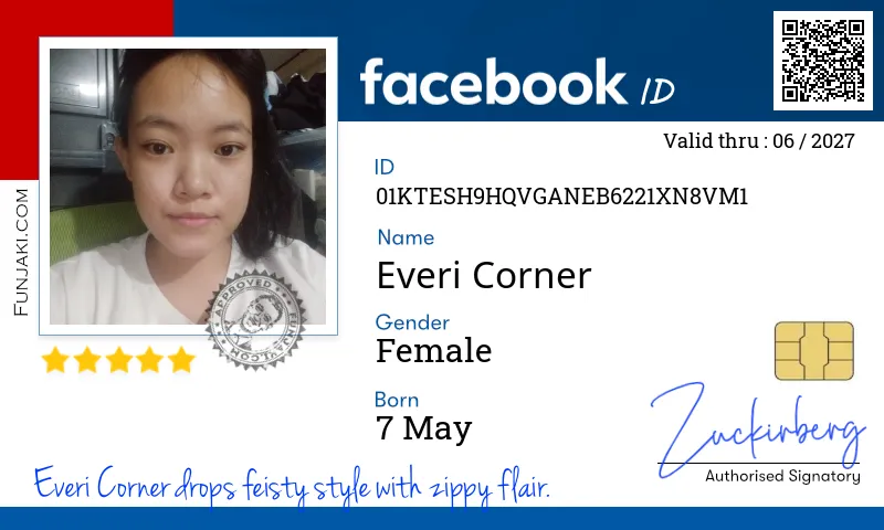 Facebook ID Card