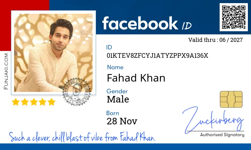Facebook ID Card