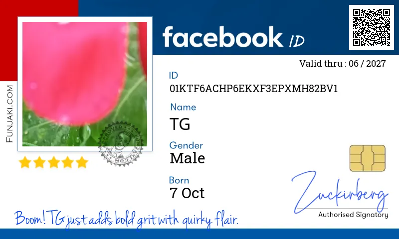 Facebook ID Card