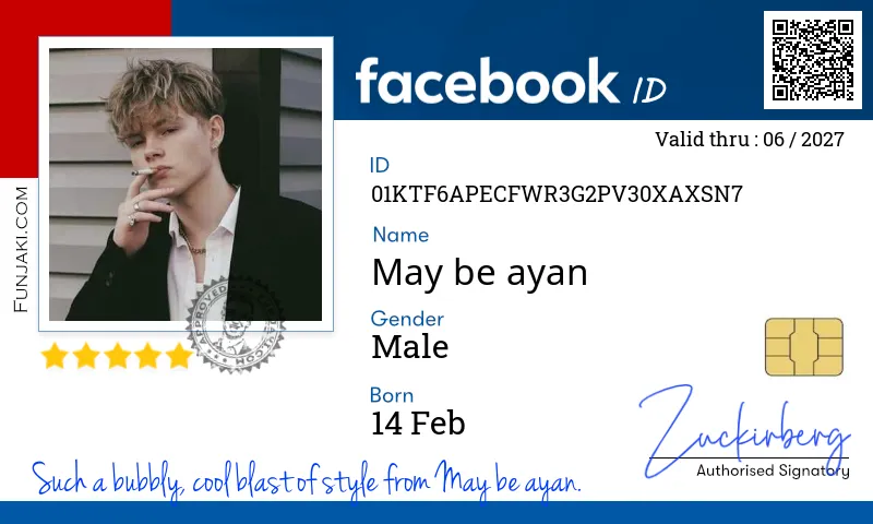 Facebook ID Card
