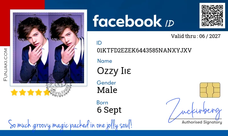 Facebook ID Card