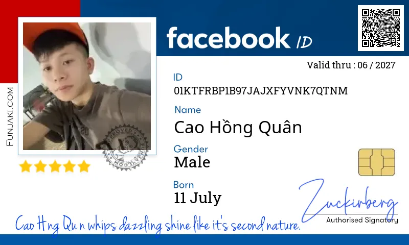 Facebook ID Card