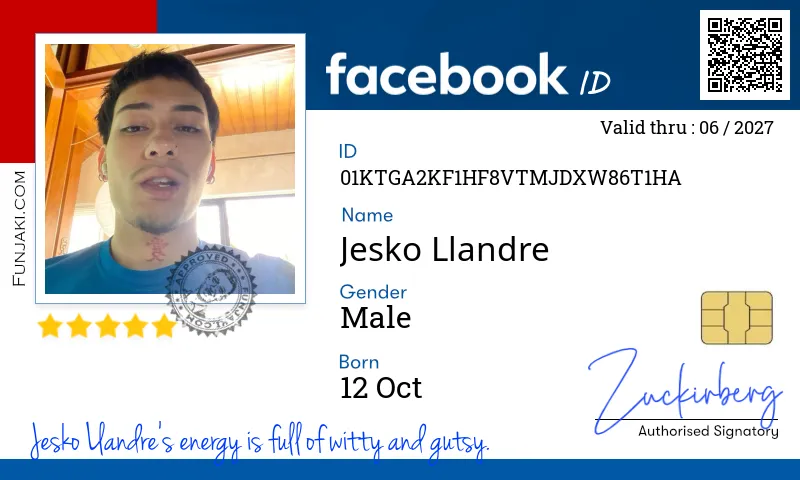 Facebook ID Card