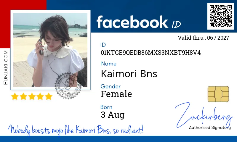 Facebook ID Card