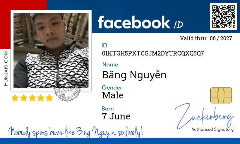 Facebook ID Card