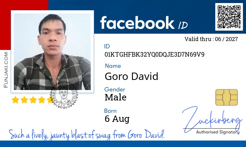 Facebook ID Card