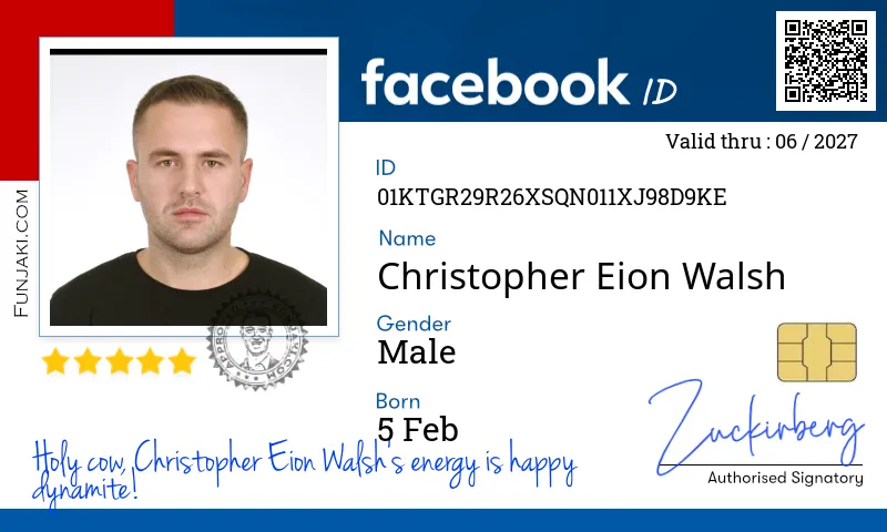 Facebook ID Card