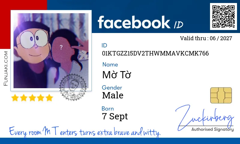 Facebook ID Card