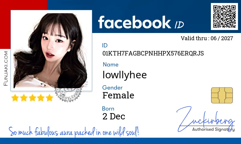 Facebook ID Card