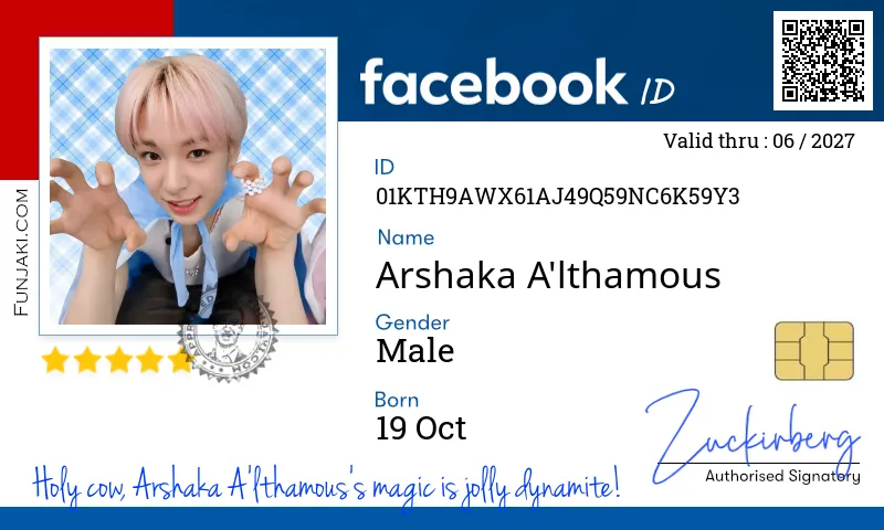 Facebook ID Card