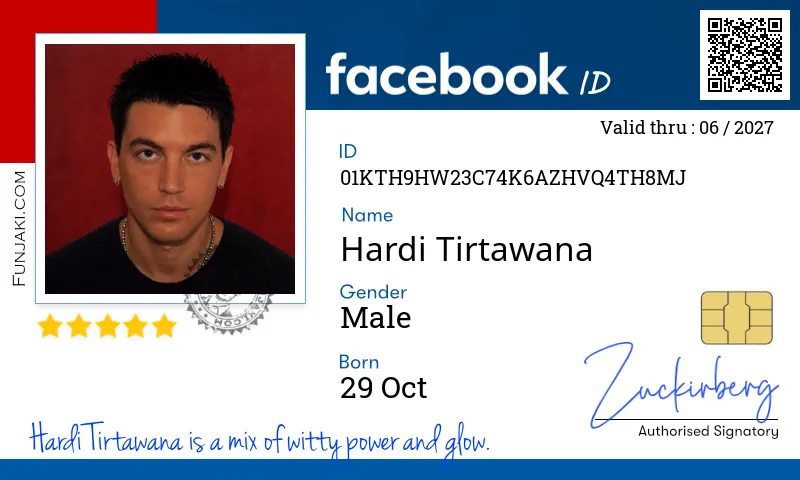Facebook ID Card