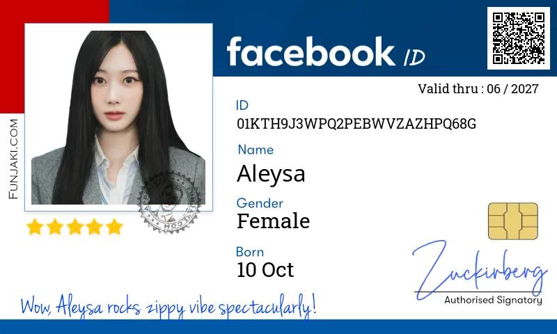 Facebook ID Card