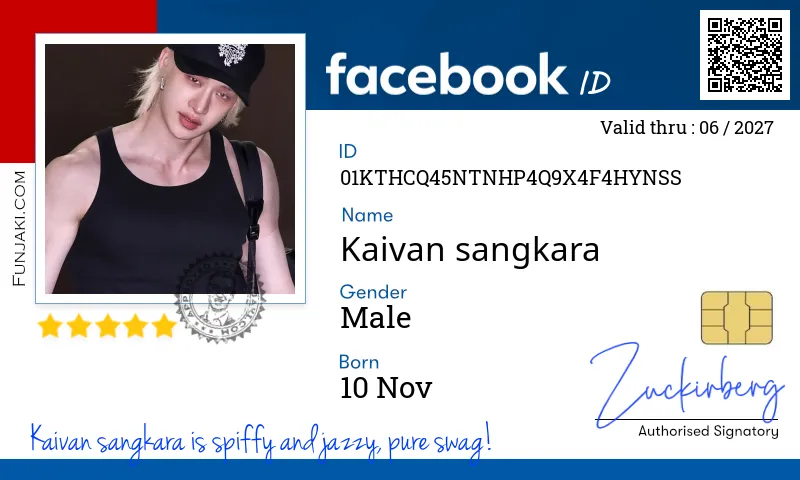 Facebook ID Card