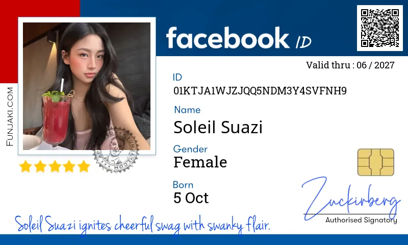 Facebook ID Card