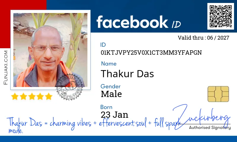 Facebook ID Card