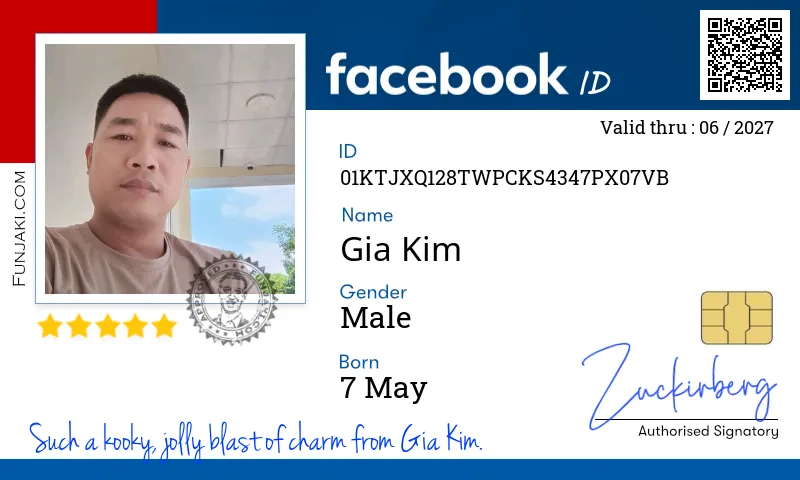 Facebook ID Card