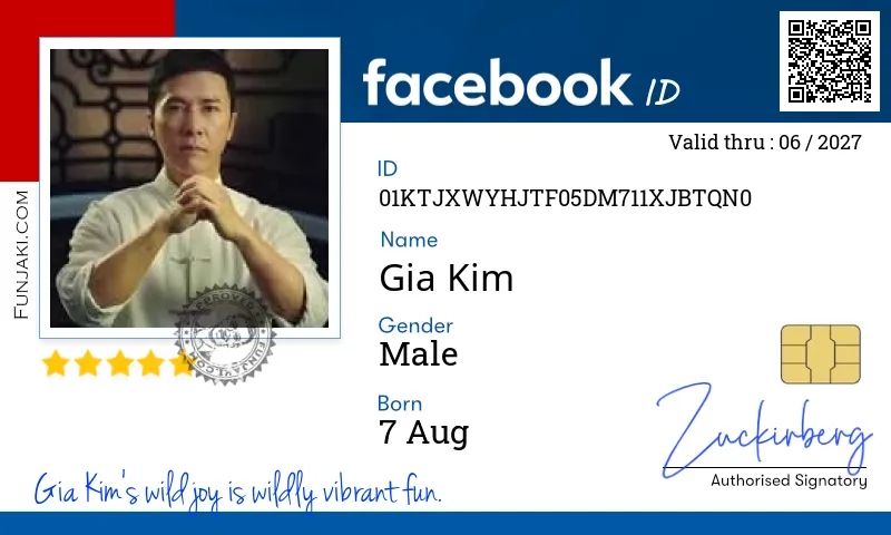 Facebook ID Card