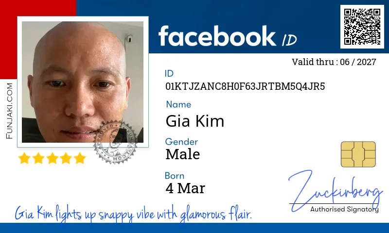 Facebook ID Card
