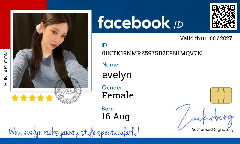 Facebook ID Card