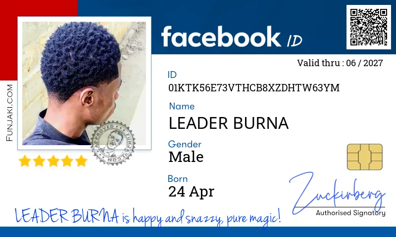 Facebook ID Card