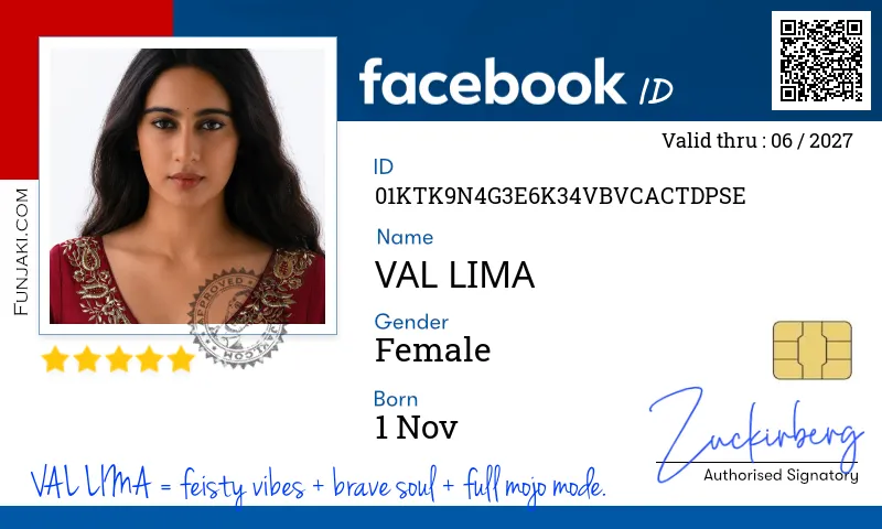 Facebook ID Card
